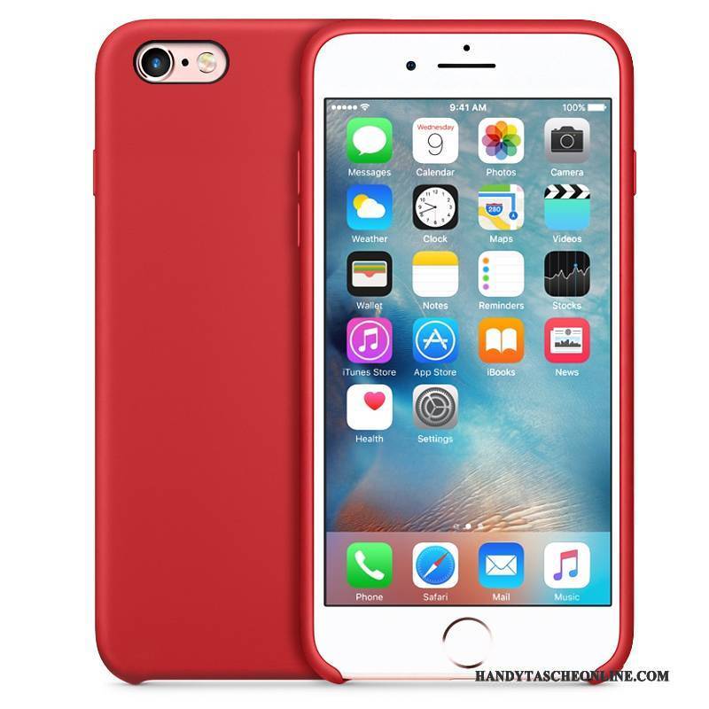 Hülle iPhone 6/6s Silikon Blau Rot, Case iPhone 6/6s Weiche Neu Handyhüllen