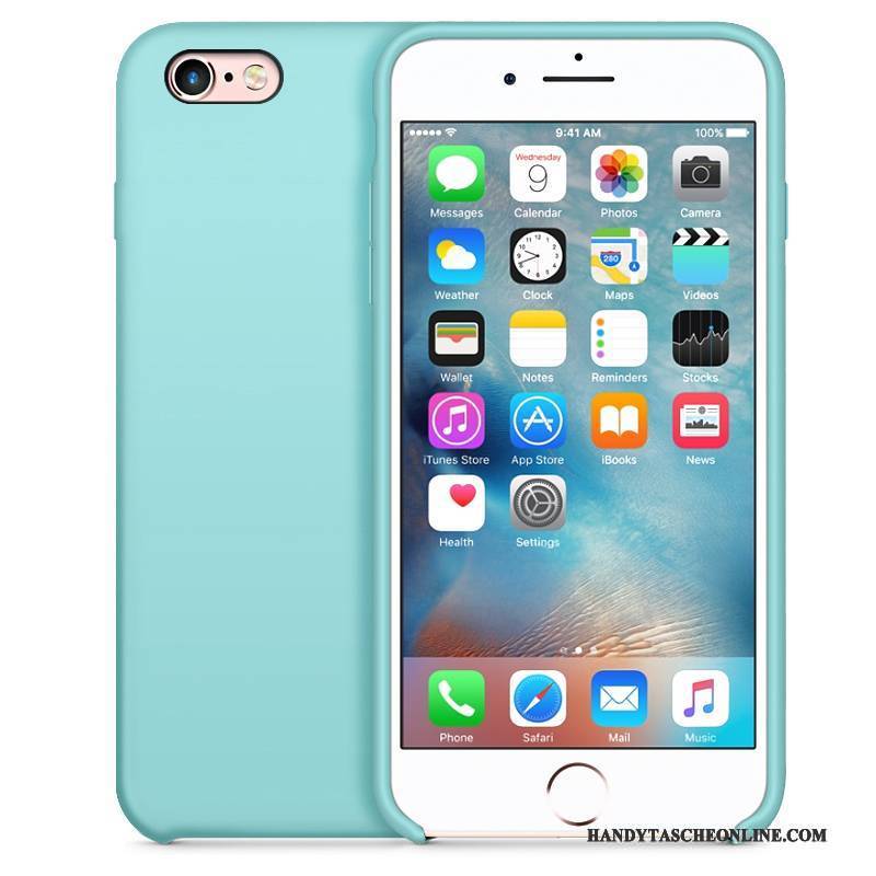 Hülle iPhone 6/6s Silikon Blau Rot, Case iPhone 6/6s Weiche Neu Handyhüllen