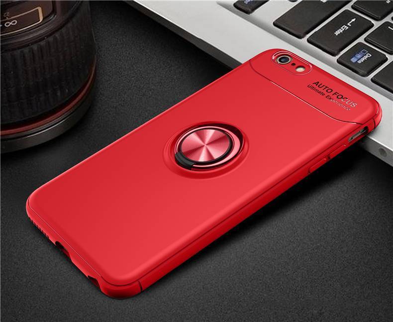 Hülle iPhone 6/6s Silikon Handyhüllen Anti-sturz, Case iPhone 6/6s Weiche Trendmarke Rot