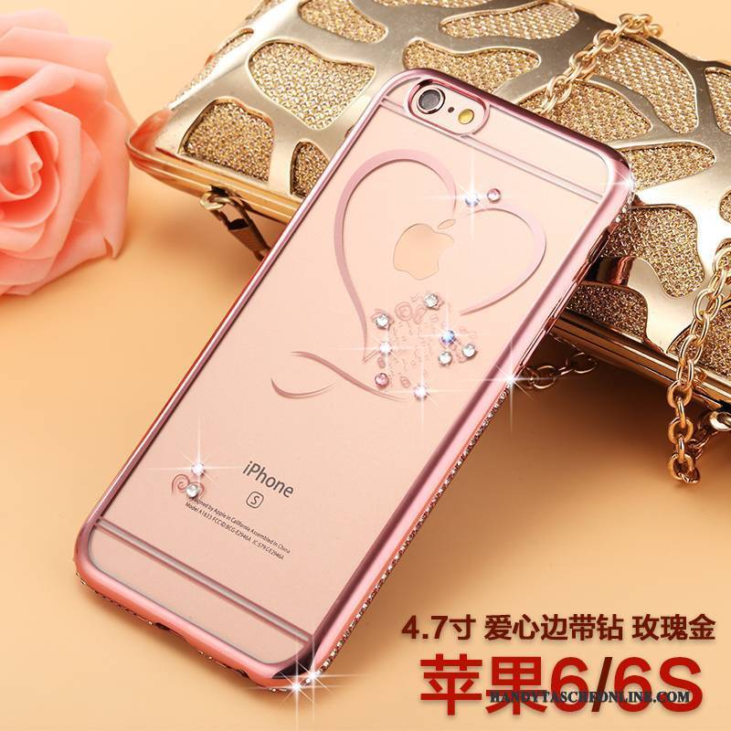 Hülle iPhone 6/6s Silikon Neu Trendmarke, Case iPhone 6/6s Strass Handyhüllen Pulver