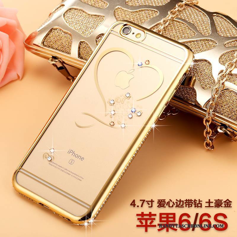 Hülle iPhone 6/6s Silikon Neu Trendmarke, Case iPhone 6/6s Strass Handyhüllen Pulver