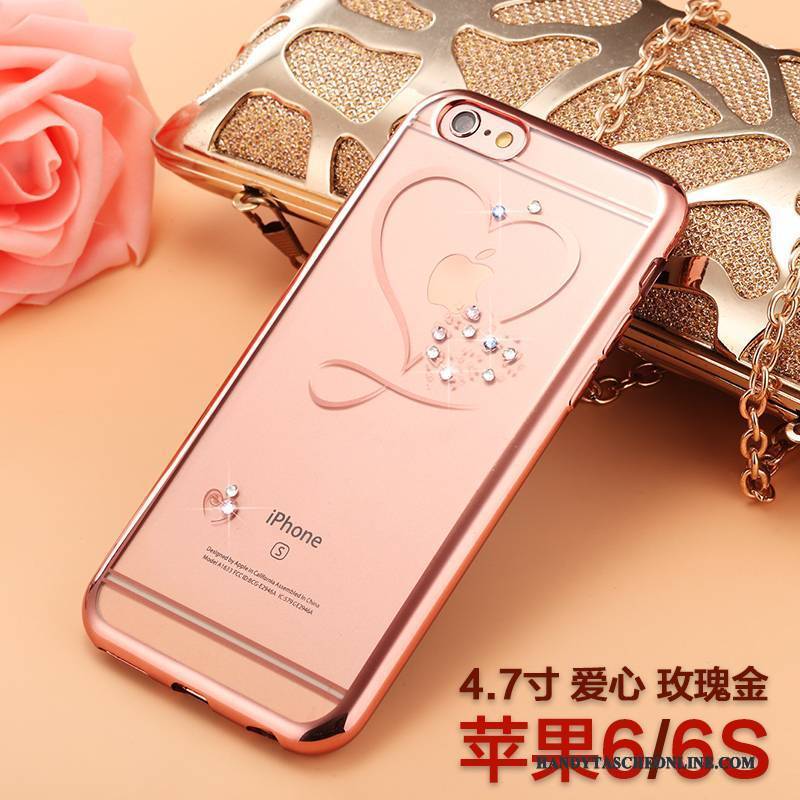 Hülle iPhone 6/6s Silikon Neu Trendmarke, Case iPhone 6/6s Strass Handyhüllen Pulver