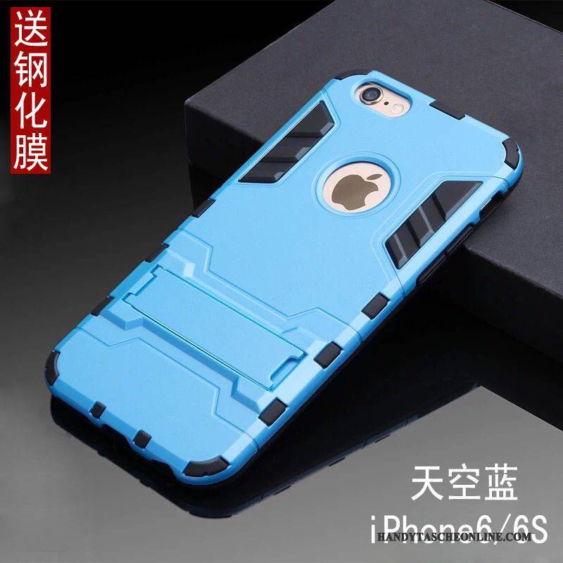 Hülle iPhone 6/6s Taschen Anti-sturz Handyhüllen, Case iPhone 6/6s Weiche Blau