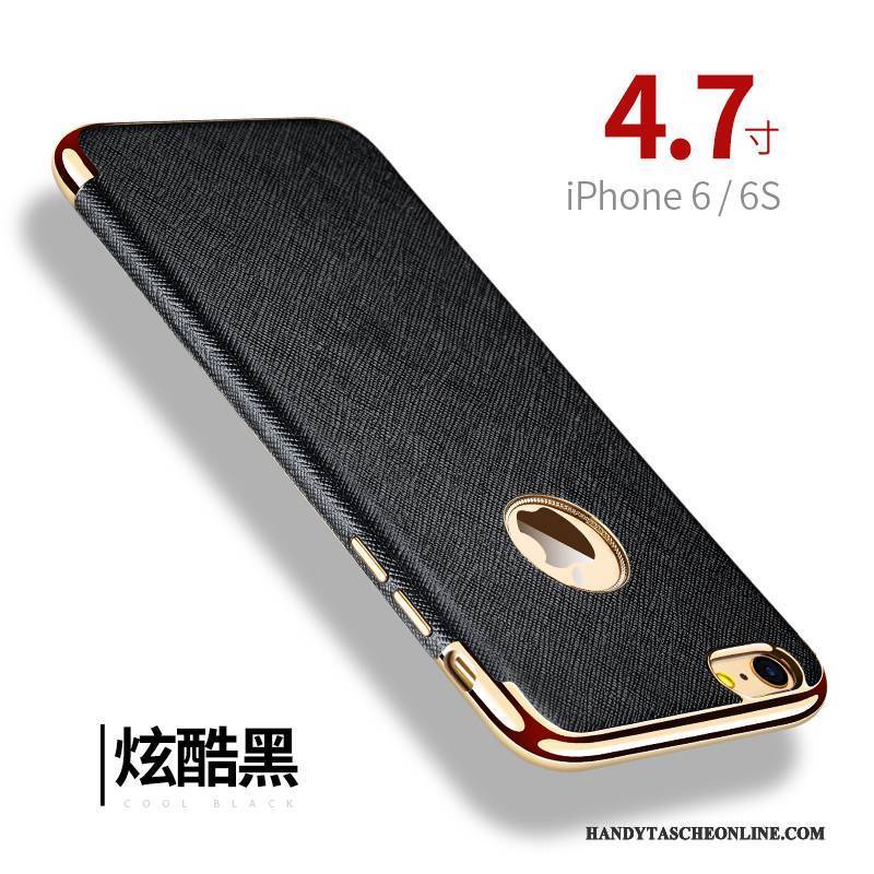 Hülle iPhone 6/6s Taschen Magnetismus Rot, Case iPhone 6/6s Weiche Handyhüllen Anti-sturz