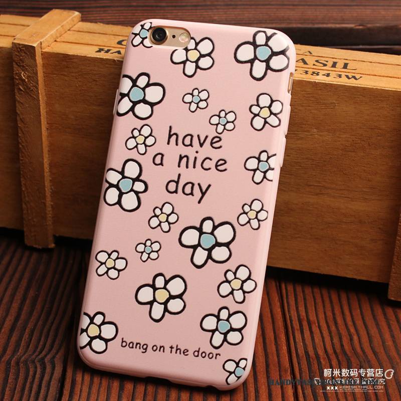 Hülle iPhone 6/6s Taschen Rosa Mini, Case iPhone 6/6s Karikatur Frisch Handyhüllen