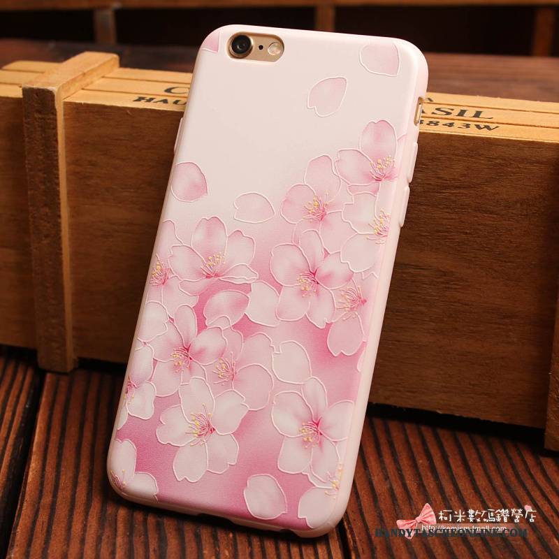 Hülle iPhone 6/6s Taschen Rosa Mini, Case iPhone 6/6s Karikatur Frisch Handyhüllen