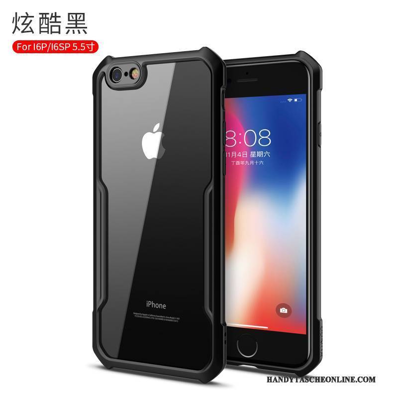 Hülle iPhone 6/6s Taschen Transparent Schlank, Case iPhone 6/6s Silikon Schwarz Persönlichkeit