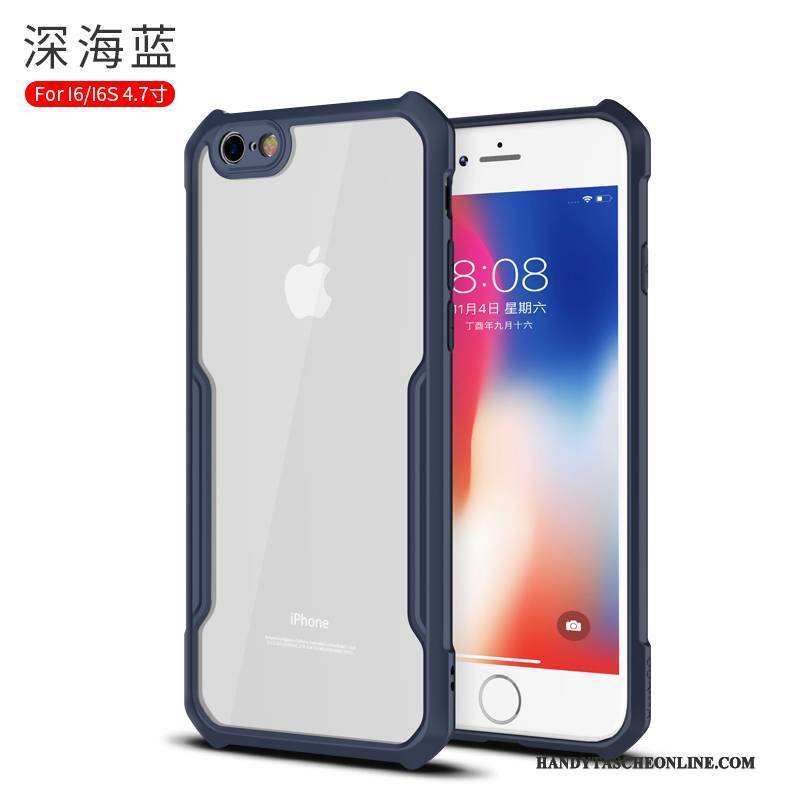 Hülle iPhone 6/6s Taschen Transparent Schlank, Case iPhone 6/6s Silikon Schwarz Persönlichkeit