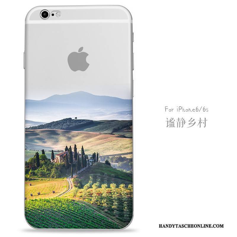 Hülle iPhone 6/6s Taschen Trend Transparent, Case iPhone 6/6s Schutz Gelb Neu
