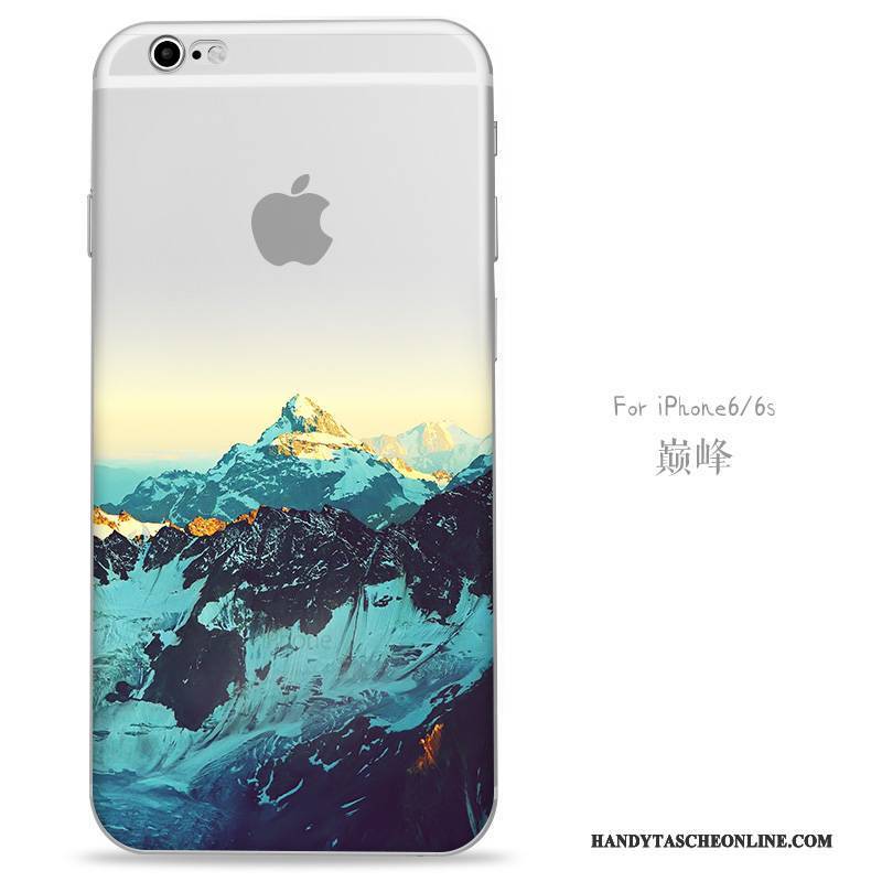 Hülle iPhone 6/6s Taschen Trend Transparent, Case iPhone 6/6s Schutz Gelb Neu