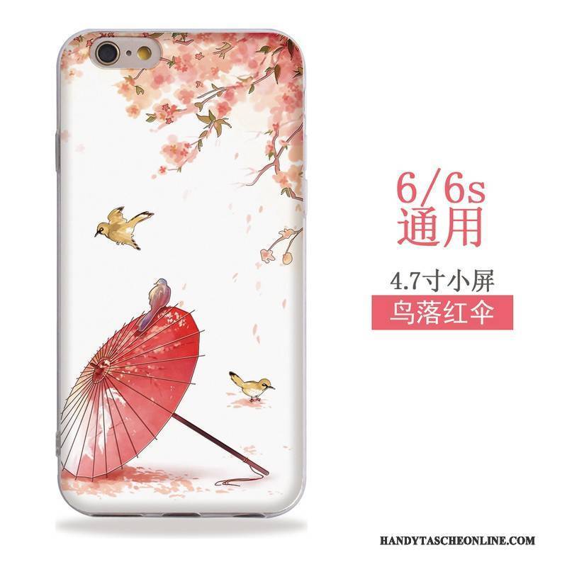 Hülle iPhone 6/6s Weiche Hängende Verzierungen Wind, Case iPhone 6/6s Farbe Chinesische Art Handyhüllen