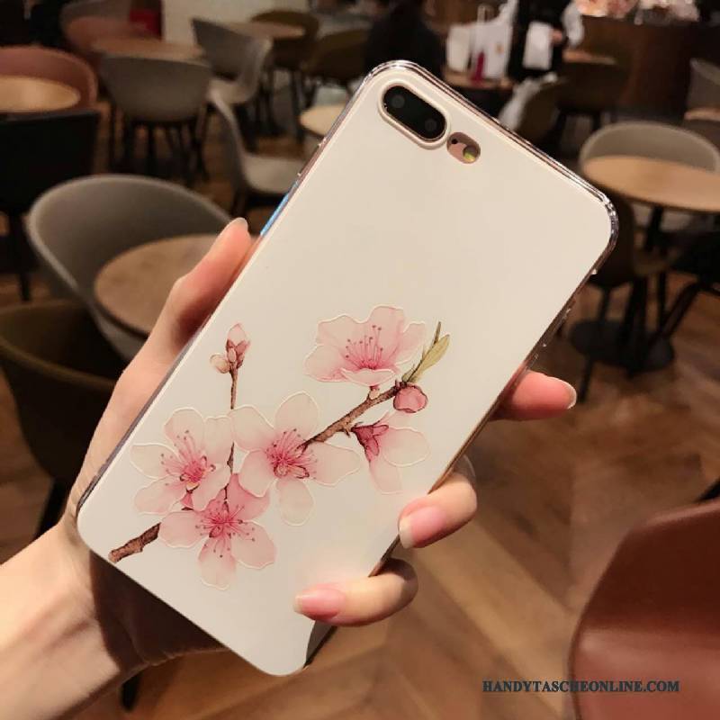 Hülle iPhone 6/6s Weiche Lila Handyhüllen, Case iPhone 6/6s Schutz Blumen Anti-sturz