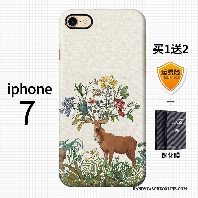 Hülle iPhone 7 Kreativ Chinesische Art Handyhüllen, Case iPhone 7 Farbe Wind Schwer