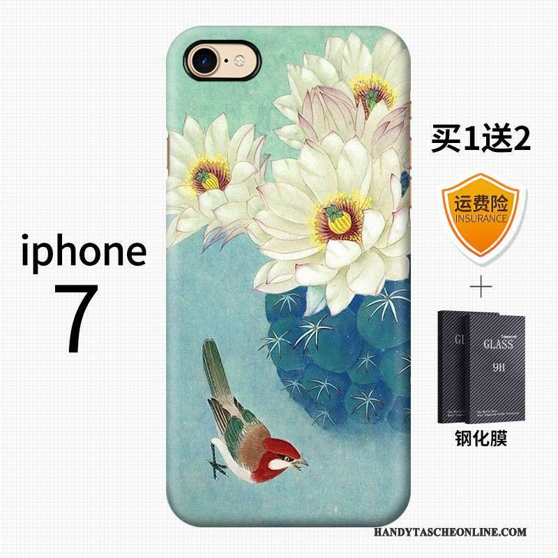 Hülle iPhone 7 Kreativ Chinesische Art Handyhüllen, Case iPhone 7 Farbe Wind Schwer