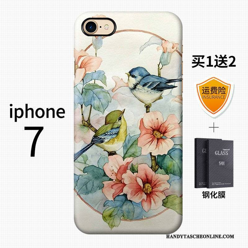 Hülle iPhone 7 Kreativ Chinesische Art Handyhüllen, Case iPhone 7 Farbe Wind Schwer