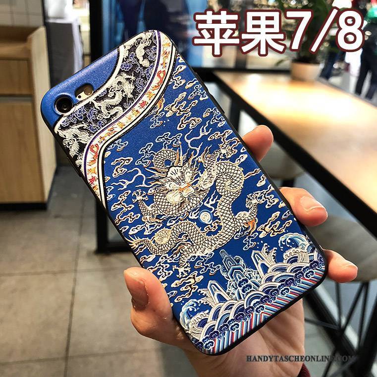 Hülle iPhone 7 Kreativ Handyhüllen Neu, Case iPhone 7 Taschen Gelb Rot