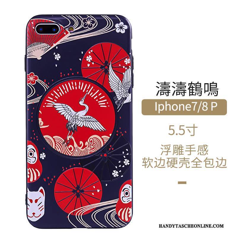 Hülle iPhone 7 Plus Farbe Handyhüllen Wind, Case iPhone 7 Plus Schutz Kunst Chinesische Art