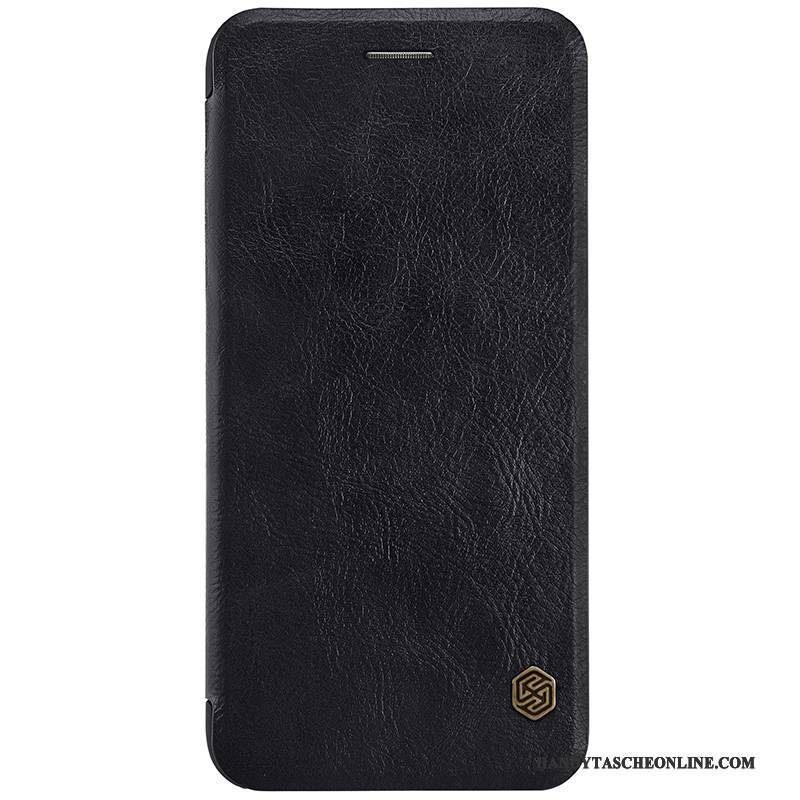 Hülle iPhone 7 Plus Lederhülle Pu Weiß, Case iPhone 7 Plus Folio Gelb Anti-sturz