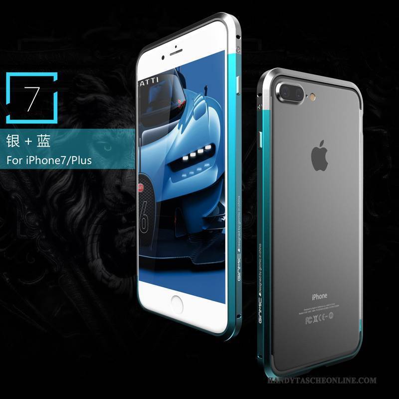 Hülle iPhone 7 Plus Metall Anti-sturz Gold, Case iPhone 7 Plus Schutz Handyhüllen Trend