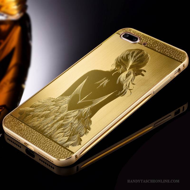 Hülle iPhone 7 Plus Metall Handyhüllen Anti-sturz, Case iPhone 7 Plus Kreativ Grenze Trend