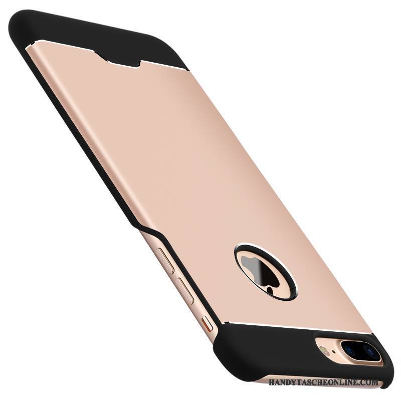 Hülle iPhone 7 Plus Metall Weinrot Kühlung, Case iPhone 7 Plus Business Schwer