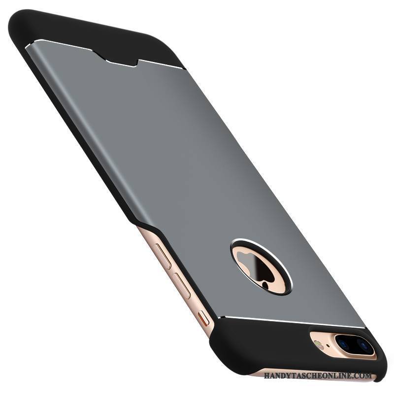 Hülle iPhone 7 Plus Metall Weinrot Kühlung, Case iPhone 7 Plus Business Schwer