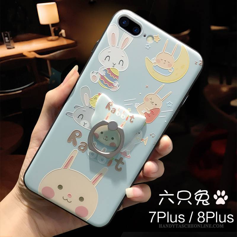 Hülle iPhone 7 Plus Prägung Anti-sturz Trendmarke, Case iPhone 7 Plus Karikatur Handyhüllen Neu