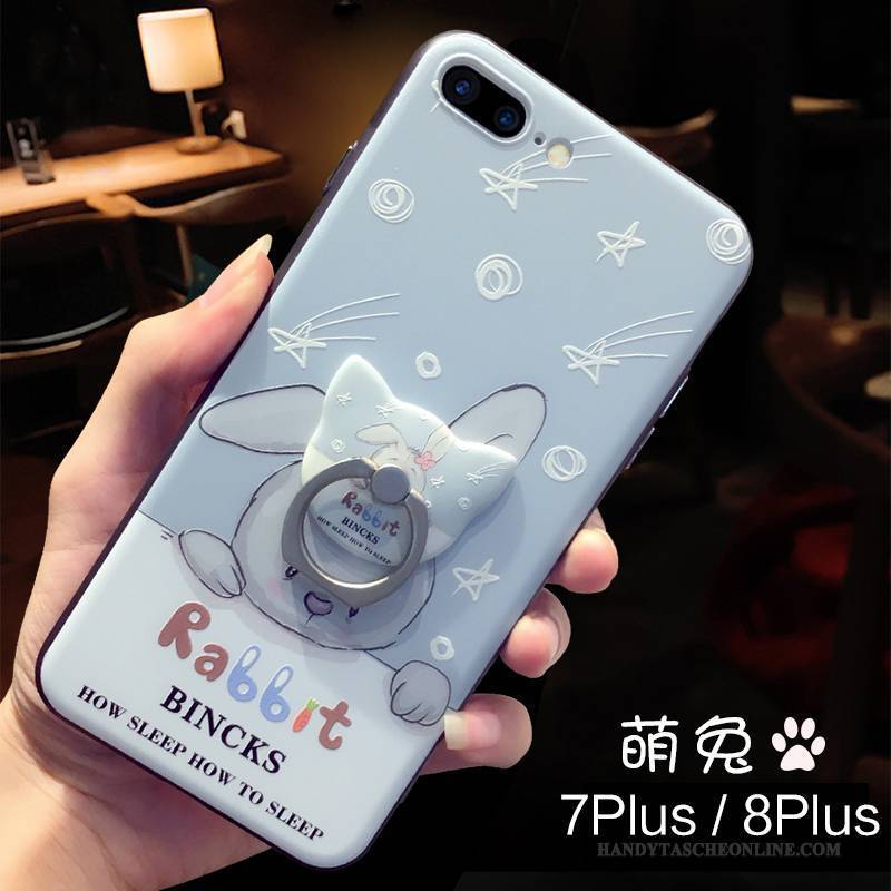 Hülle iPhone 7 Plus Prägung Anti-sturz Trendmarke, Case iPhone 7 Plus Karikatur Handyhüllen Neu