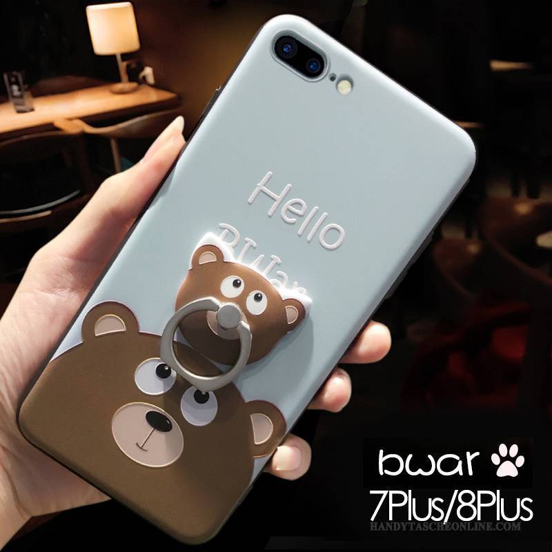 Hülle iPhone 7 Plus Prägung Anti-sturz Trendmarke, Case iPhone 7 Plus Karikatur Handyhüllen Neu