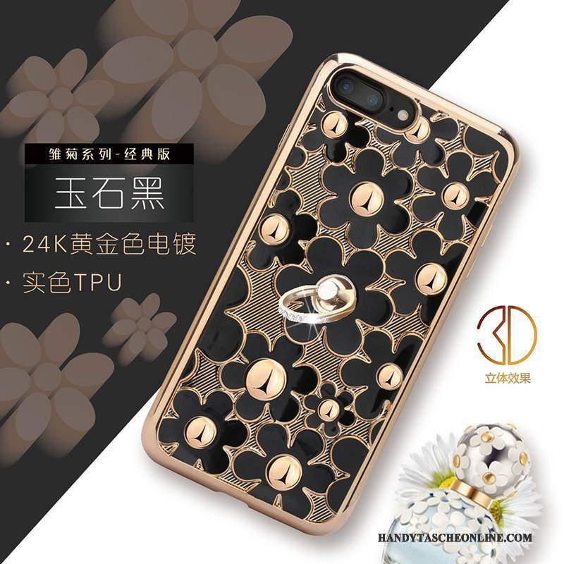 Hülle iPhone 7 Plus Strass Anti-sturz Neu, Case iPhone 7 Plus Taschen Handyhüllen Gold