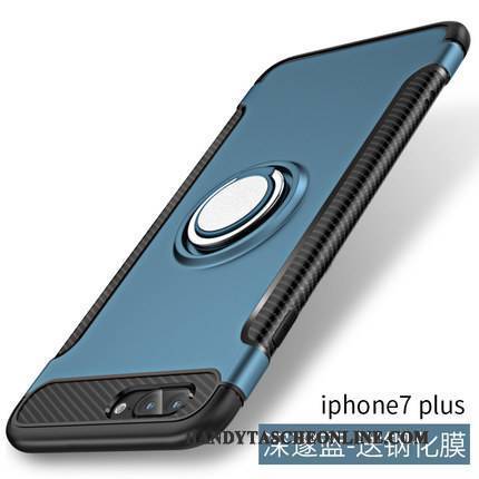 Hülle iPhone 7 Plus Taschen Blau Trend, Case iPhone 7 Plus Ring Anti-sturz