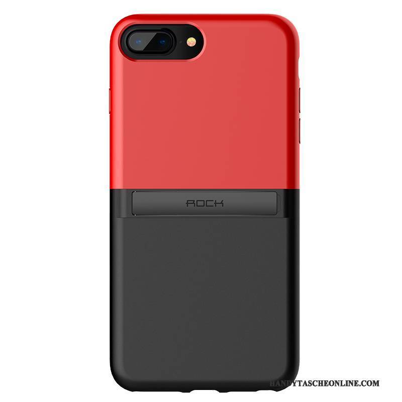 Hülle iPhone 7 Plus Taschen Dünne Neu, Case iPhone 7 Plus Halterung Trend Rot