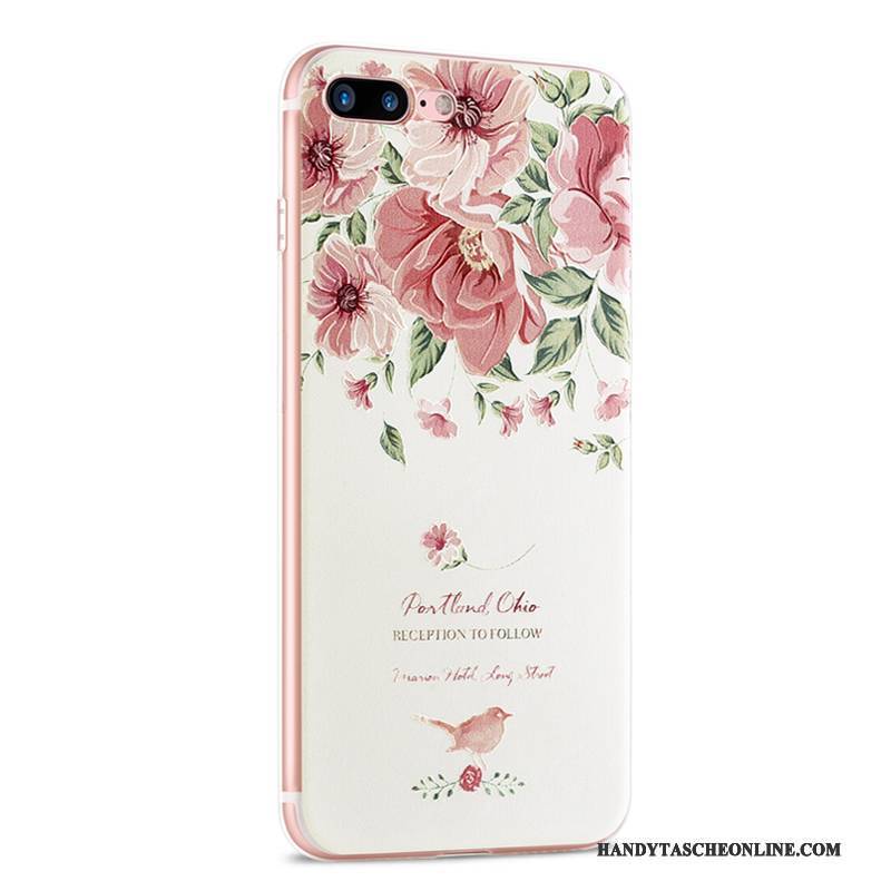 Hülle iPhone 7 Plus Taschen Handyhüllen Persönlichkeit, Case iPhone 7 Plus Silikon Neu Rosa