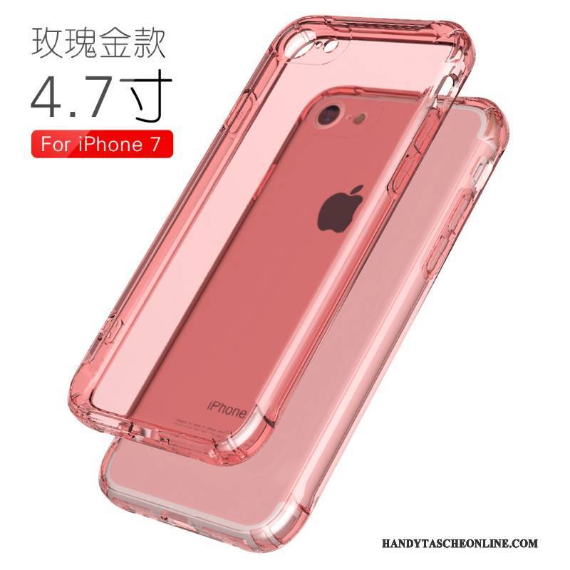 Hülle iPhone 7 Silikon Trend Rosa, Case iPhone 7 Taschen Handyhüllen Ballon