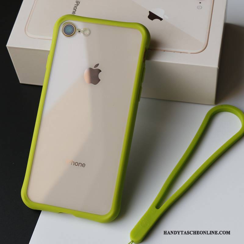 Hülle iPhone 8 Anti-sturz Grün, Case iPhone 8 Handyhüllen Stoff