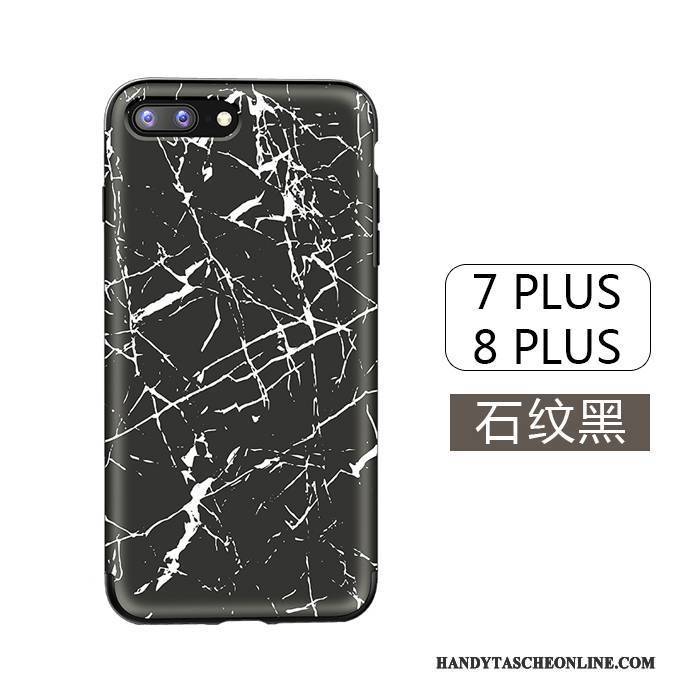 Hülle iPhone 8 Plus Holzmaserung Weiß Handyhüllen, Case iPhone 8 Plus Taschen Anti-sturz Neu