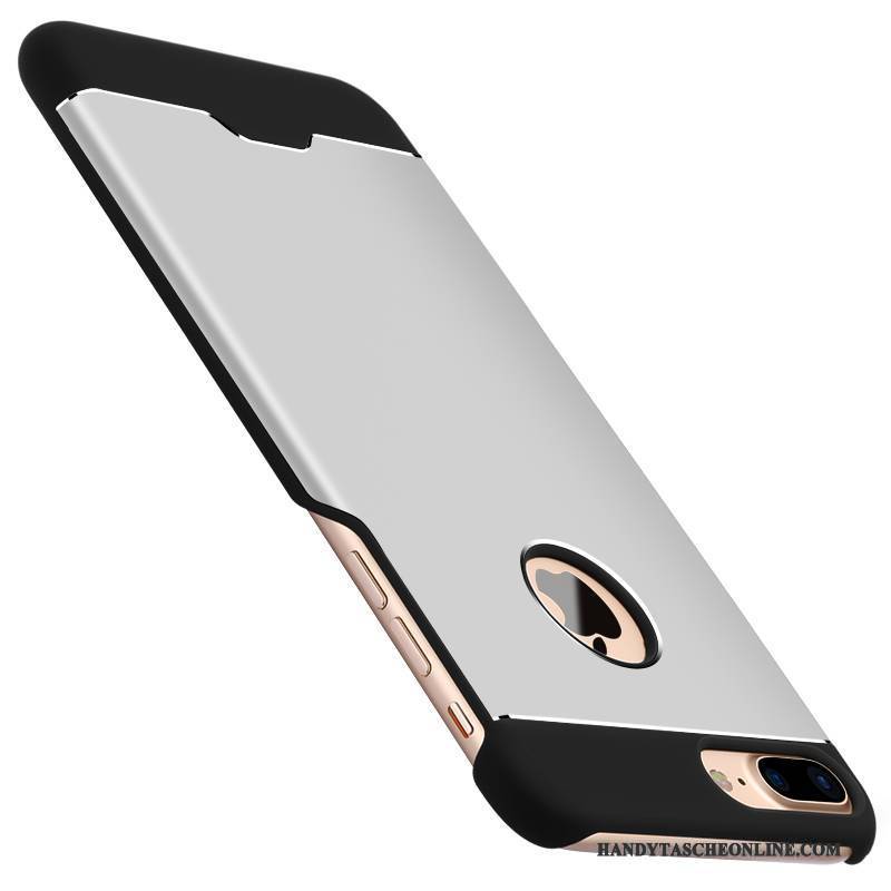 Hülle iPhone 8 Plus Metall Business Schwer, Case iPhone 8 Plus Rot Handyhüllen