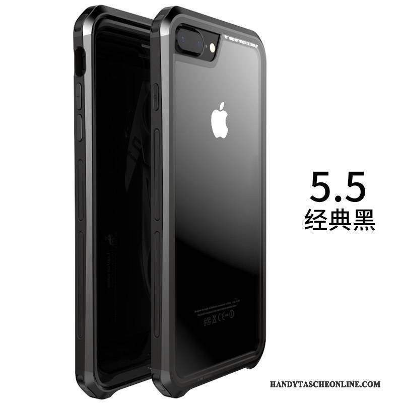 Hülle iPhone 8 Plus Metall Neu Anti-sturz, Case iPhone 8 Plus Taschen Trend Handyhüllen