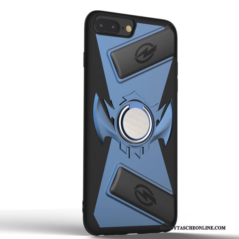 Hülle iPhone 8 Plus Spiele Griff, Case iPhone 8 Plus Dunkelblau Huhn