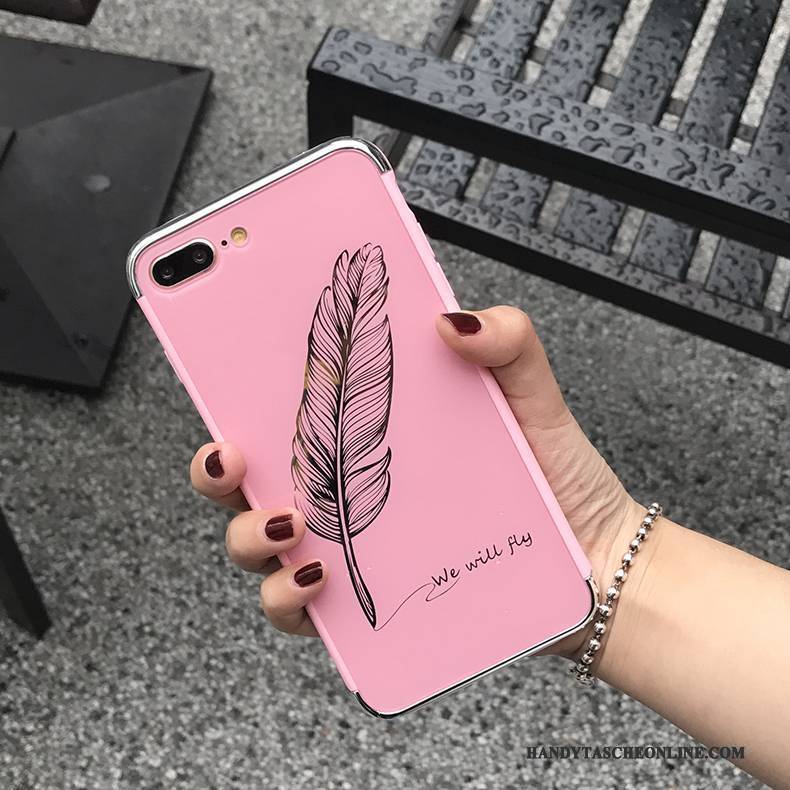 Hülle iPhone 8 Plus Taschen Spiegel Handyhüllen, Case iPhone 8 Plus Schutz Liebhaber Trendmarke