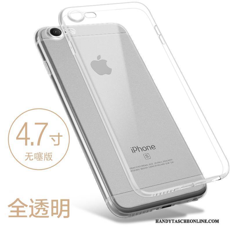 Hülle iPhone 8 Plus Weiche Schlank Handyhüllen, Case iPhone 8 Plus Taschen Transparent Gold