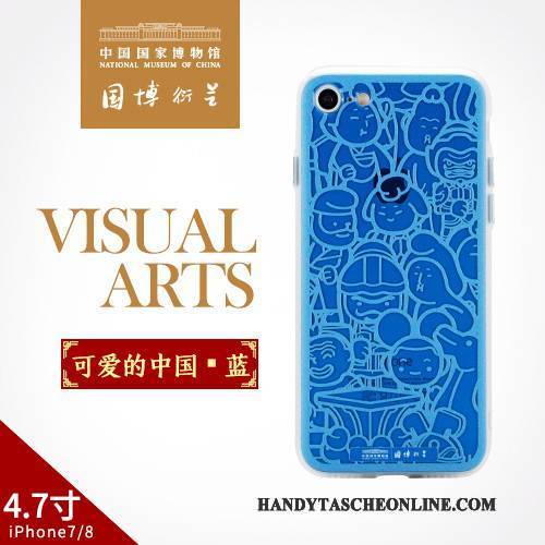 Hülle iPhone 8 Schutz Handyhüllen Chinesische Art, Case iPhone 8 Kunst Rot