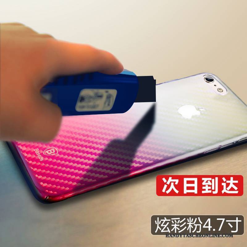 Hülle iPhone 8 Taschen Blau Transparent, Case iPhone 8 Schlank Anti-sturz