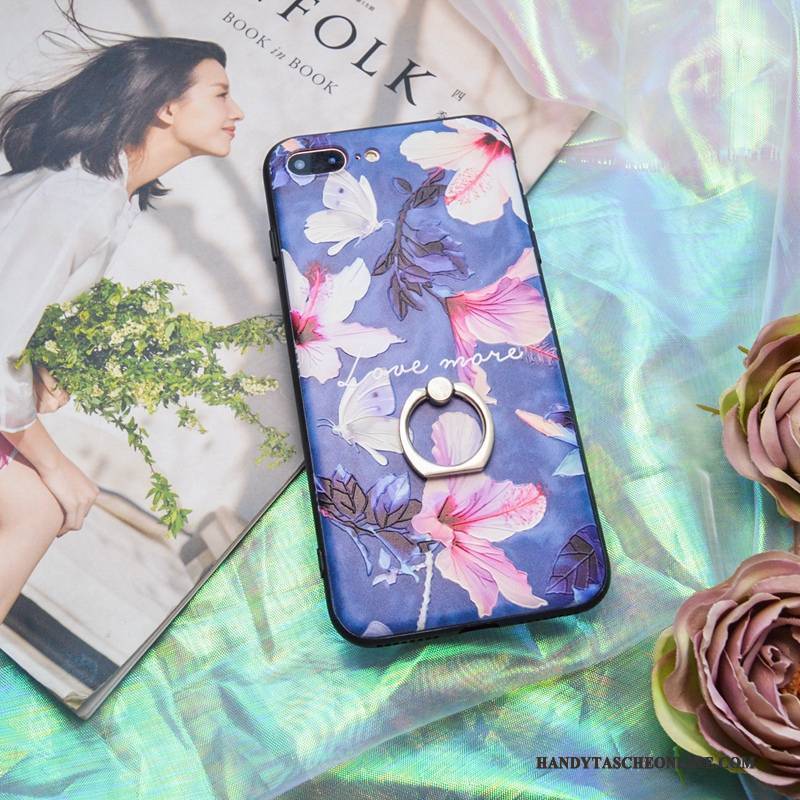 Hülle iPhone 8 Taschen Schwer Ring, Case iPhone 8 Silikon Kunst Handyhüllen