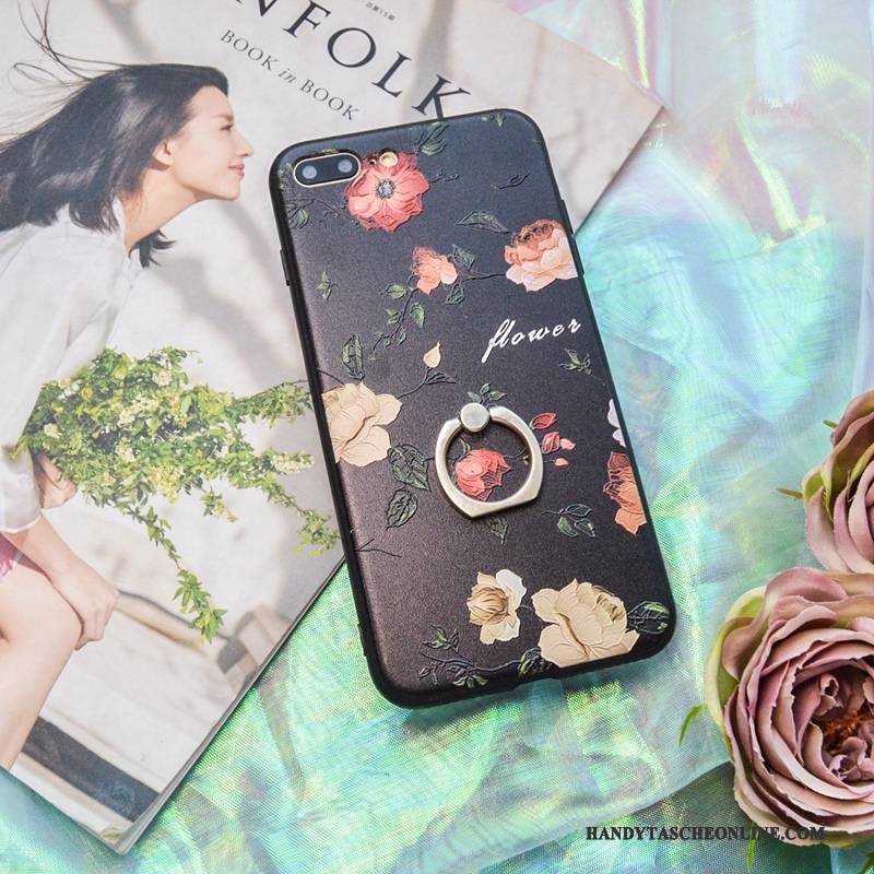 Hülle iPhone 8 Taschen Schwer Ring, Case iPhone 8 Silikon Kunst Handyhüllen