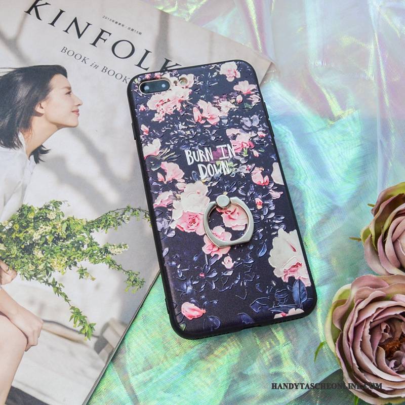 Hülle iPhone 8 Taschen Schwer Ring, Case iPhone 8 Silikon Kunst Handyhüllen