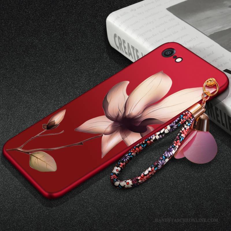 Hülle iPhone 8 Taschen Trendmarke Handyhüllen, Case iPhone 8 Silikon Rot Neu