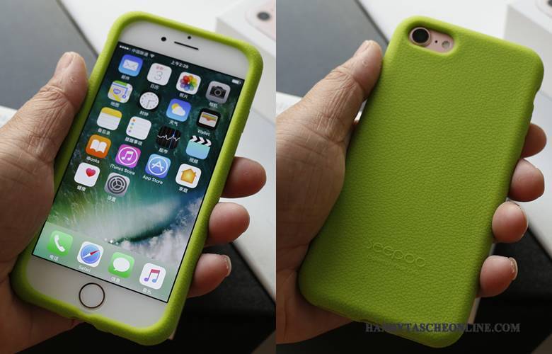 Hülle iPhone 8 Weiche Anti-sturz Handyhüllen, Case iPhone 8 Silikon Grau Stoff