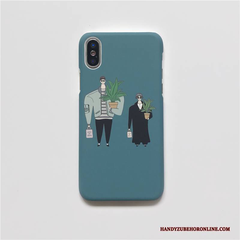 Hülle iPhone Se 2020 Karikatur Handyhüllen Nubuck, Case iPhone Se 2020 Taschen Dünne Grün