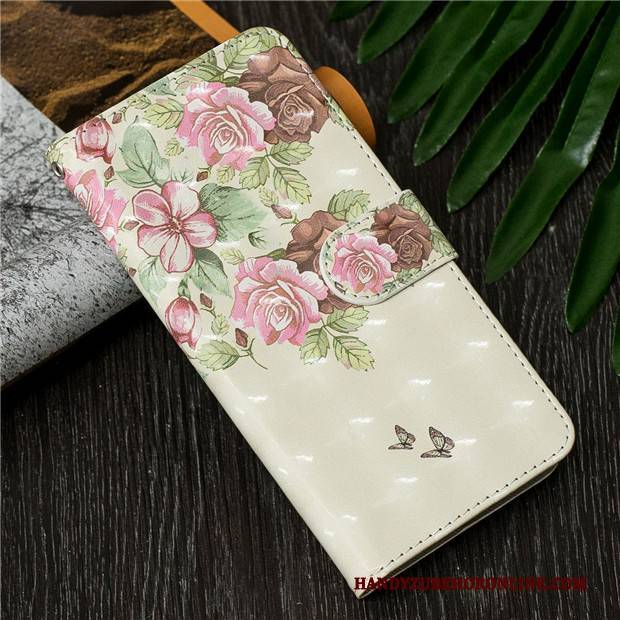 Hülle iPhone Se 2020 Lederhülle Blumen Handyhüllen, Case iPhone Se 2020 Taschen Sonne Anti-sturz